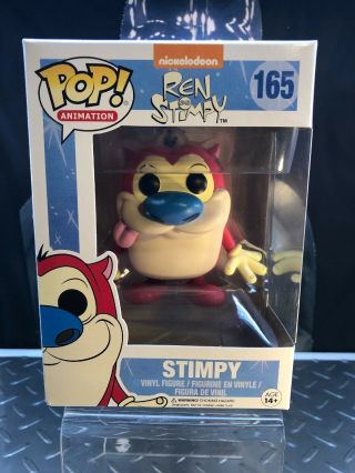 Funko Pop Animation Nickelodeon Ren And Stimpy: Stimpy 165 Mib