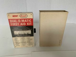 Vintage/new Old Stock Rexall W - 508 Dial - O - Matic First Aid Kit