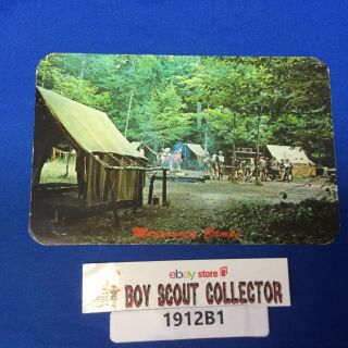 Boy Scout Massawepie Camp Post Card Mailed 1959