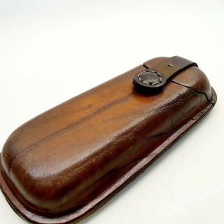Leather Pen Case For 4 Fountain Pen Ballpoint Vintage Hungary 2