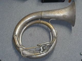 Vintage F Besson Louis Shreiber Helicon Tuba 1870 Ish