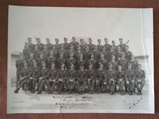 Ww2 Royal Canadian Air Force Graduation Class Photograph