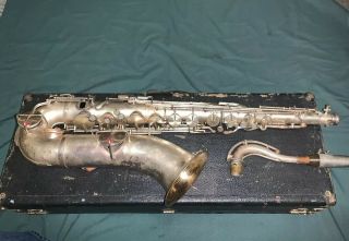 Vintage King Tenor Saxophone By H.  N White Co.