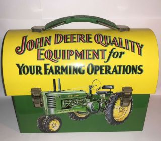 John Deere Tin Lunch Box Quality Equipment For Your Farming Operations