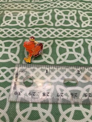 Vintage Virginia Tech Vt Hogie Turkey Mascot Enamel Lapel Pin