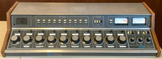 Vintage Broadcast Electronics 10s250 Deluxe Dual Channel Radio Console - Exc