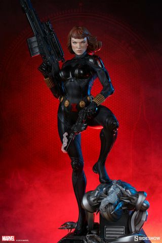 Black Widow Premium Format Sideshow Collectibles,  U.  S.  Seller,  Marvel