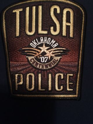 Very Rare Tulsa Police 07 Centennial,  Oklahoma