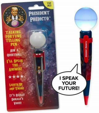 President Predicto - Donald Trump Talking Fortune Teller Pen - Maga -