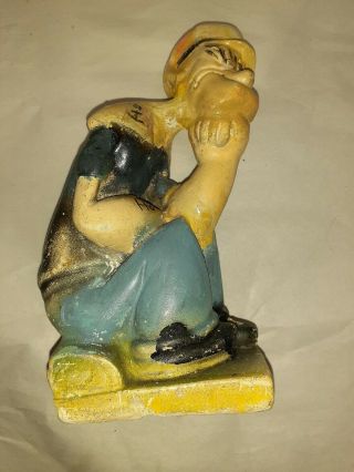 1929 Popeye The Sailor Man Chalkware Figure.