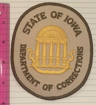 Iowa Department Of Corrections Patch