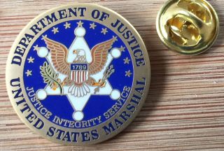 Usms - Us Marshals Service Seal Lapel Pin
