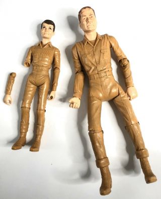 Vintage Marx Toys Johnny & Jamie West Action Figures Dolls Repair Or Parts Es2