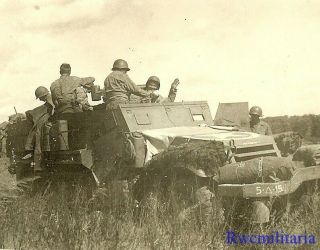 Best Us Troops Riding To Battle In M3 Armored Halftrack (1)