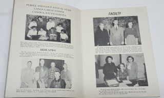 1953 Canova,  SD High School Yearbook,  Purple and Gold 3