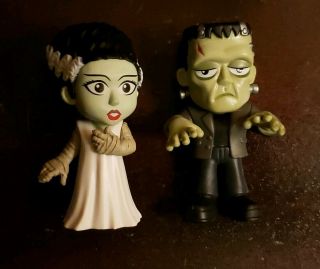 Funko Mystery Minis Universal Monsters Bride Of Frankenstein & Frankenstein