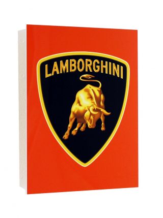 Lamborghini Badge Emblem,  Metal Sign