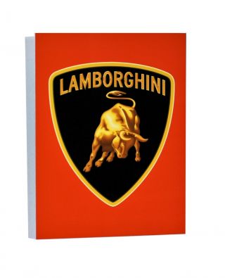 Lamborghini Badge Emblem,  Metal Sign 2