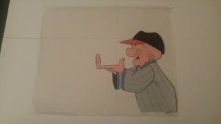 Mr Magoo Mister Animation Cel Cell Baseball Show Vintage 60s Hand Drawn