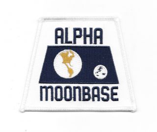 Space: 1999 Tv Series Alpha Moonbase Model Logo Embroidered Patch,
