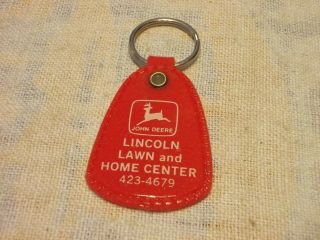 Vintage Advertising John Deere Lawn And Home Center/phillips 66 Key Chain