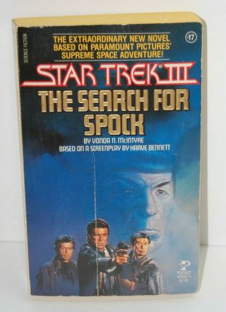 Star Trek The Search For Spock Book