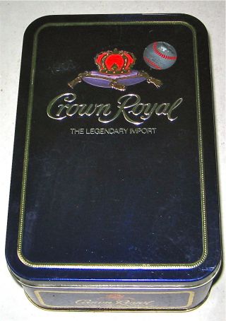 Crown Royal Whisky Offical Major League Baseball Tin