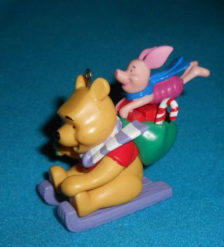 Disney Winnie The Pooh And Piglet Christmas Holiday Ornament