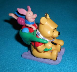 Disney Winnie the Pooh and Piglet Christmas Holiday Ornament 2