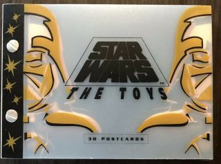 Star Wars " The Toys " Postcard Book Of 30 Postcards From 1995