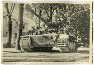 German Wwii Archive Photo: Panzer Vi Tiger Heavy Tank
