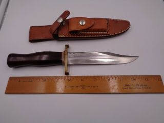 Vintage Randall Knife Model 12 - 6 Sportsman Bowie With Compass