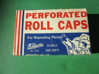 Kilgore Perforated Roll Caps Box 30 Rolls