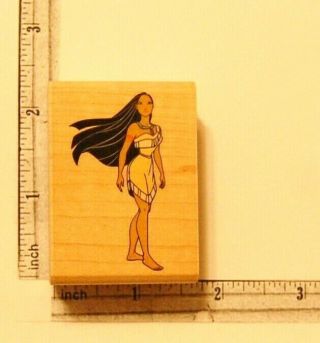 Rubber Stamp Disney Pocahontas Proud Rubber Stampede Crafting Stamping Art Wood