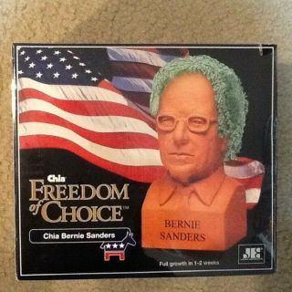 Bernie Sanders " Freedom Of Choice " Chia Pet