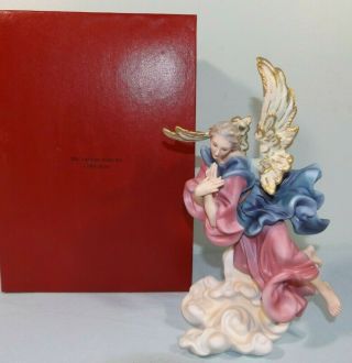 Franklin The Vatican Nativity Angel Lmt.  Edition Porcelain Figurine 9.  5 "