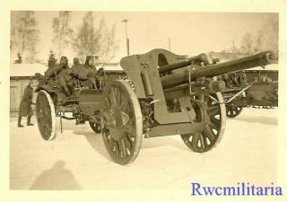 Best Bundled Wehrmacht Troops In Winter W/ Lefh.  18 10.  5cm Artillery Gun