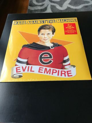 Rage Against The Machine Evil Empire Newbury Comics Red Vinyl Record