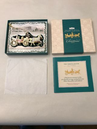 The White House Christmas Ornament Historical Association Box 2001 & Papers