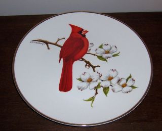 Avon 1974 Cardinal - North American Songbird Collector Plate By Don Eckelberry