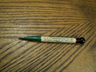 Vintage Redipoint Mechanical Pencil A C E Transportation Co Inc Akron 4 Ohio