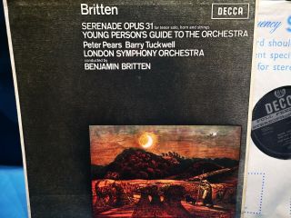 " Decca Sxl 6110 Wbg Ed1 Britten: Young Person 