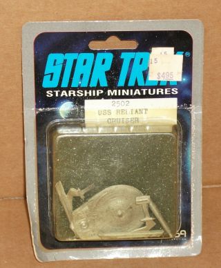 1988 Fasa 2502 Star Trek Starship Miniatures Uss Reliant
