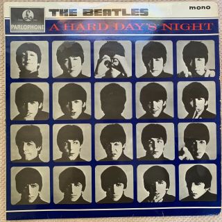 The Beatles - A Hard Days Night Mono 1964 Pressing Uk Parlophone Ex Audio