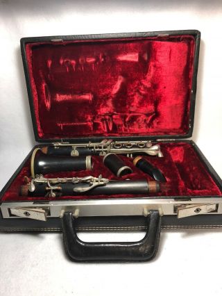 Vintage Buffet Crampon R13 A Paris Wood Clarinet With Case