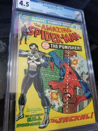 Spider - Man 129 Cgc 4.  5 White Pages Needs Pressing