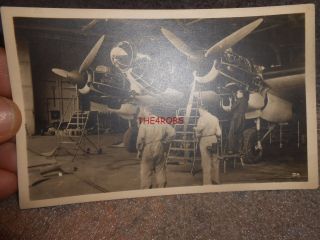 Vintage Heinkel He 111 Airplane Factory Postcard