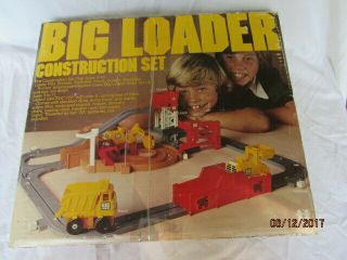 1977 Vintage Tomy Big Loader Construction Set Near Complete