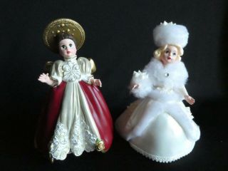 2 Hallmark Madame Alexander Christmas Ornaments / Figurines