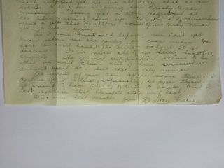 1942 WWII War Letter Nurse Call to Duty From E Fisher 2nd Lt. ,  A.  N.  C.  Fort Meade 3